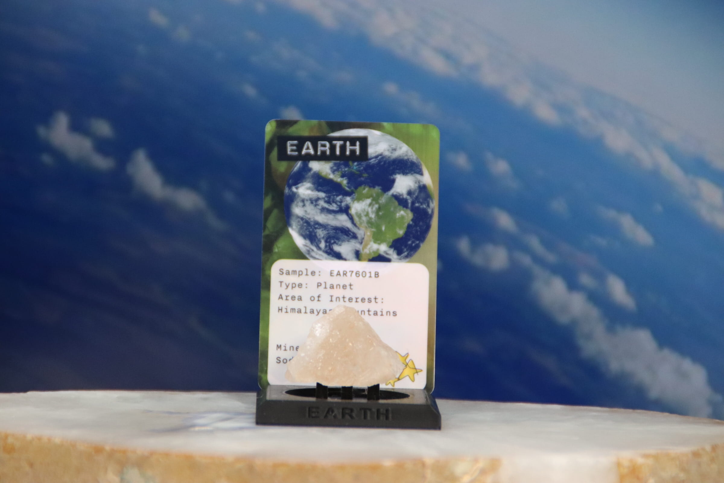 03 Planet Earth Planetary Discovery Kit | Sodium Chloride Mineral Rock Sample  | STEM learning product | Planet 3 of Planet of the Month Club