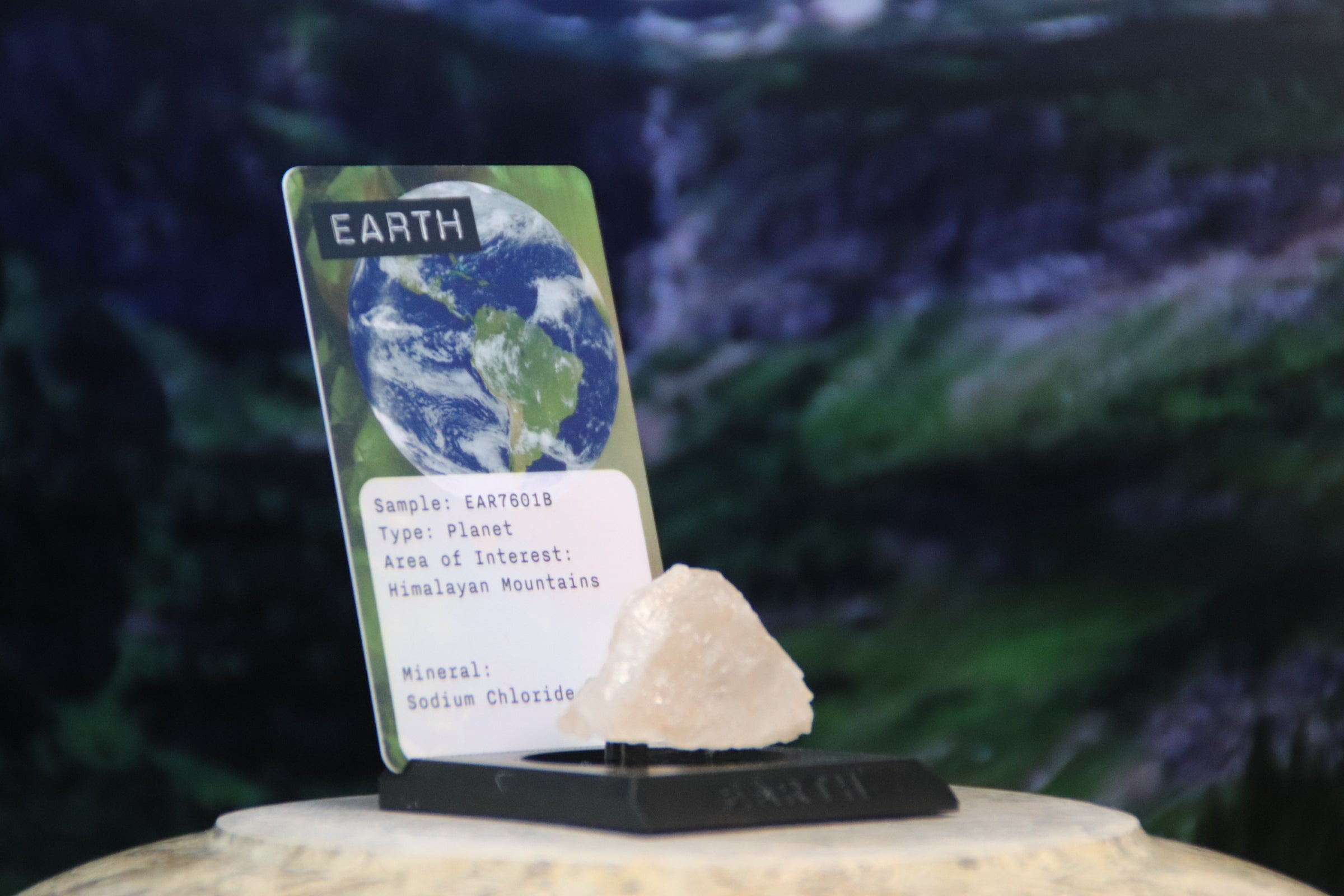 03 Planet Earth Planetary Discovery Kit | Sodium Chloride Mineral Rock Sample  | STEM learning product | Planet 3 of Planet of the Month Club